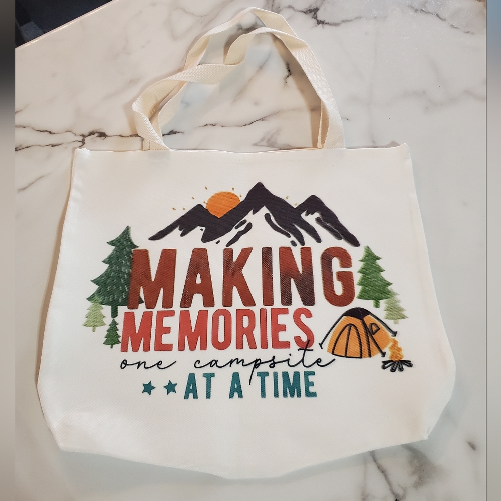 MAKING MEMORIES one campsite AT A TIME Tote Bag - Picture 4 of 7